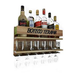 Barzinho de Parede para Whisky Cerveja Gin Boteco Terapia Ng - 2
