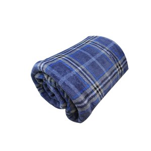 Cobertor Casal Dyuri Plus C/ Cinta Kolyma 1,80 M X 2,20 M - Azul Jolitex Ternille