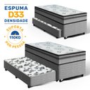 Ver imagem 2 de Cama Box com Colchão Espuma D33 Pillow In Anjos Ortosleep + Auxiliar de Espuma Unique Solteiro 88cm