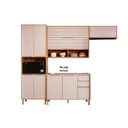 Ver imagem 4 de Cozinha Completa Esplêndida 4 Peças (2aéreos+1balcão+1torrequente) C4p182 Freijo/off White - Mgm