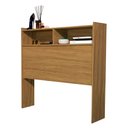 Ver imagem 1 de Cabeceira Solteiro 2 Nichos Mdf 95 Cm Melissa Nature Decmade