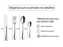 Ver imagem 6 de Jogo de Talheres Portátil Kit 5 Peças em Aço Inox com Estojo Camping