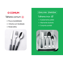 Ver imagem 4 de Jogo de Talheres Portátil Kit 5 Peças em Aço Inox com Estojo Camping