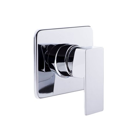 Acabamento para Registro Monocomando 1/2 Base Docol Chuveiro Ducha Higiênica Quadrado Cromado Metal
