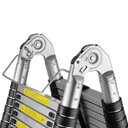 Ver imagem 4 de Escada Alumínio Telescópica Dupla 18 Degraus 5,6 M - Charbs