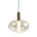 Ver imagem 2 de Lustre Pendente Skylight Spia 4090 19cm LED Bivolt Dourado e Transparente