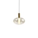 Ver imagem 1 de Lustre Pendente Skylight Spia 4090 19cm LED Bivolt Dourado e Transparente