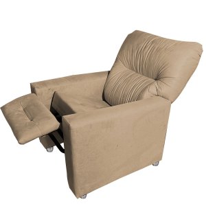 Poltrona Reclinável do Papai Extensão Lorena Capuccino