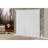 Cortina Romance 2,00 X 1,70 Tecido Voil Varão Simples Branco - 1
