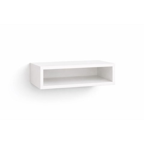 Nicho Suspenso Mesa de Cabeceira 25cm MDF Branco Organizador Decorativo Enviado Montado