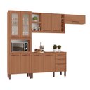Ver imagem 4 de Cozinha Completa Modulada Larissa 100% MDF com 1 Balcão 9 Portas 3 Gavetas e Adega Tuboarte
