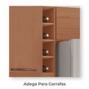 Ver imagem 5 de Cozinha Completa Modulada Larissa 100% MDF com 1 Balcão 9 Portas 3 Gavetas e Adega Tuboarte