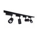 Ver imagem 1 de Trilho Eletrificado 2M + 4 Spot LED 7W 6000K Bivolt Preto