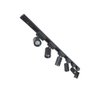 Trilho Eletrificado 2M + 6 Spot LED 7W 6000K Bivolt Preto - 1