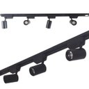 Ver imagem 2 de Trilho Eletrificado 2M + 6 Spot LED 7W 6000K Bivolt Preto