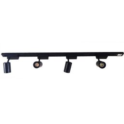 Trilho Eletrificado 2M + 6 Spot LED 7W 6000K Bivolt Preto - 3
