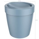 Ver imagem 2 de Lixeira Tampa Basculante Vitra 5l Cesto Lixo Banheiro Ou Azul Glacial