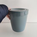 Ver imagem 4 de Lixeira Tampa Basculante Vitra 5l Cesto Lixo Banheiro Ou Azul Glacial