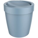 Ver imagem 1 de Lixeira Tampa Basculante Vitra 5l Cesto Lixo Banheiro Ou Azul Glacial