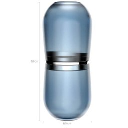 Porta Escovas e Pasta de Dente Com Tampa Belly Soft Ou Azul Glacial - 2