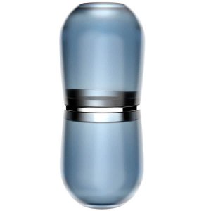 Porta Escovas e Pasta de Dente Com Tampa Belly Soft Ou Azul Glacial