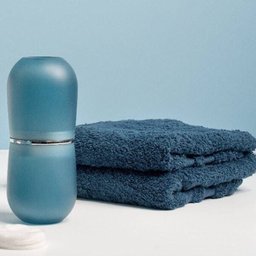 Porta Escovas e Pasta de Dente Com Tampa Belly Soft Ou Azul Glacial - 4