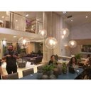 Ver imagem 6 de Kit 3 Pendente Redondo Esfera 30cm Dourado e Vidro Cristal Madelustre