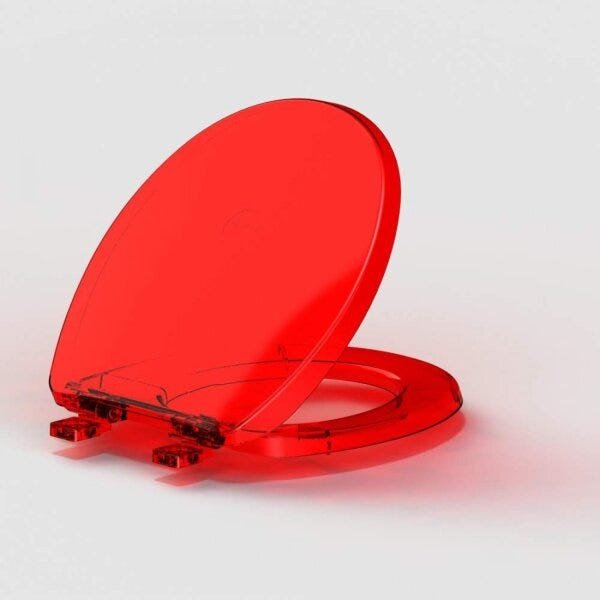 Assento Sanitário Oval Polipropileno Solution Soft Close Tupan - 1