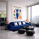 Ver imagem 4 de Quadro Canvas Matisse The Cut Outs 60x40cm Mold Preta