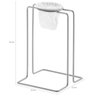 Suporte Passador de Café Aramado Individual Mini Coador de Pano Cromado - 3