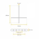 Ver imagem 7 de Kit 6un Suporte T Invisível p/ Fixação de Prateleira 30cm