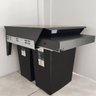 Lixeira Deslizante Dupla 30L Ecológica Para Cozinha Master Grafite - 3
