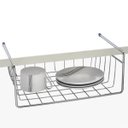 Ver imagem 5 de Organizador Aramado Para Prateleira 34cm Cesto Multiuso Encaixe Para Armário