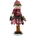 Ver imagem 1 de Boneco de Neve Natal em Tecido com Mola 40cm