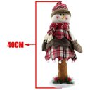 Ver imagem 2 de Boneco de Neve Natal em Tecido com Mola 40cm