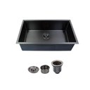 Ver imagem 3 de Cuba para Cozinha de Embutir Gourmet Aço Inox Cinza Chumbo 76x44 Addra