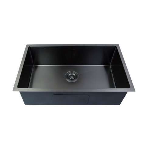 Cuba para Cozinha de Embutir Gourmet Aço Inox Cinza Chumbo 76x44 Addra
