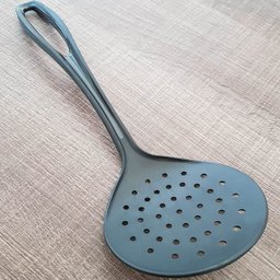 Escumadeira Espumadeira para Cozinha de Plástico Nylon Preto Sanremo - 6