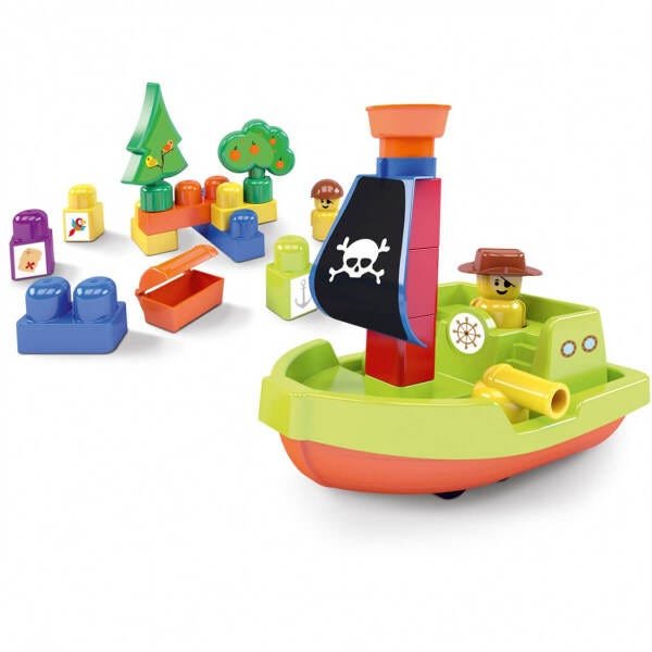 Brinquedos Educativos De Montar Para Crianças Ilha do Pirata - 1