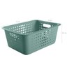 Caixa Organizadora Grande Organize Cesto Plástico 14,5 Litros Verde Eucalipto - 2