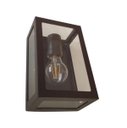 Ver imagem 1 de Arandela Externa Retro Quadrada 5 Vidros 30cm Marrom