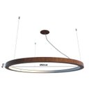 Ver imagem 2 de Pendente Anel 60cm LED 25w 2700k em Madeira Imbuia