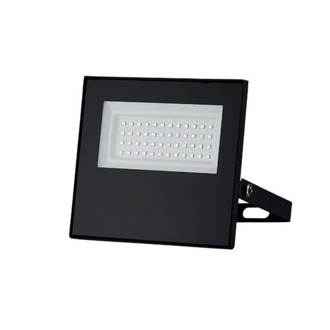 Refletor Led 50w Slim 6500k Bivolt Preto Taschibra