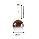 Ver imagem 2 de Pendente de Vidro Bocci 41cm Bella Iluminação