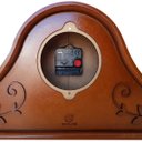 Ver imagem 6 de Relógio de Mesa Antigo Decorativo de Madeira com Números Romanos
