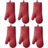Kit 6 Luvas Térmicas de Silicone para Forno Cozinha Sanremo - 1