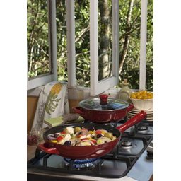 Conjunto de Panelas Cerâmica Duo Smart 5 Peças Pomodoro e Brindes Ceraflame - 6