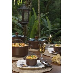 Conjunto de Panelas Cerâmica Duo Smart 5 Peças Chocolate Ceraflame - 4