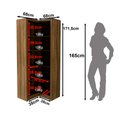 Ver imagem 4 de Armário de Canto Aberto com 6 Prateleira ME4132