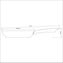 Ver imagem 2 de Frigideira Profissional Ferro Fundido Antiaderente Tramontina 2,10L - 20836/026